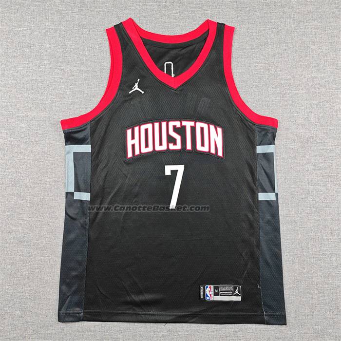 Maglia Bambino Houston Rockets Kevin Durant No 7 Statement 2025-26 Nero